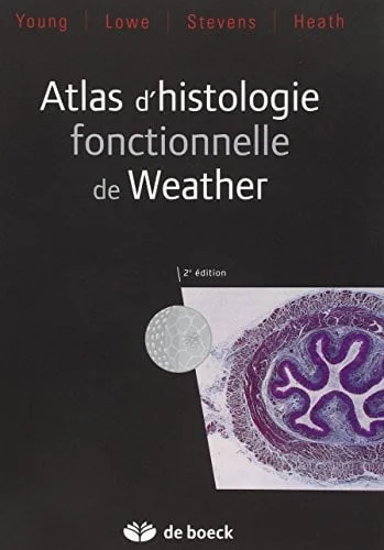 Cover of Atlas d'histologie fonctionnelle de Wheater