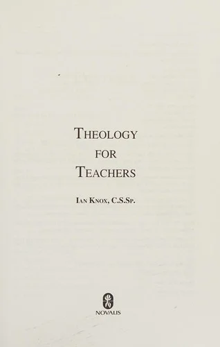 Cover of Theology for teachers