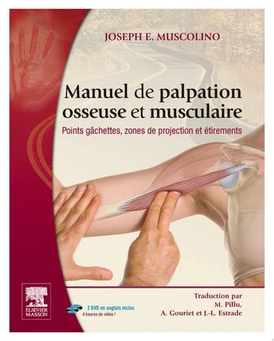 Cover of Manuel de palpation osseuse et musculaire: points gâchettes, zones de projection et étirements