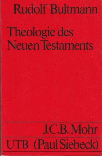 Cover of Theologie des Neuen Testaments