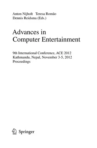 Cover of Advances in Computer Entertainment