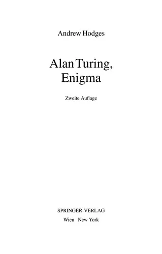 Cover of Alan Turing