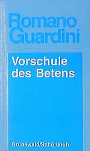 Cover of Vorschule des Betens