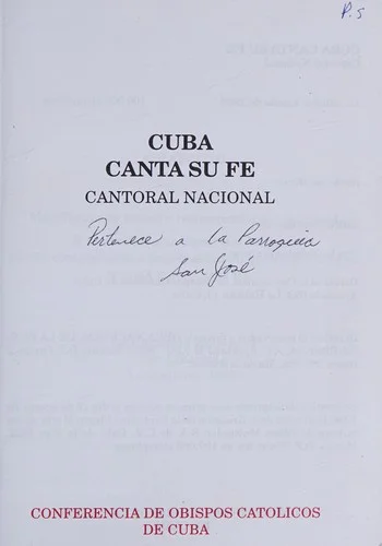 Cover of Cuba canta su fe