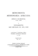 Cover of Monumenta missionaria africana