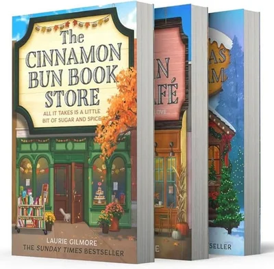 Cover of 3 Book Dream Harbor Collection: The Pumpkin Spice Café, The Cinnamon Bun Book Store & The Christmas Tree Farm