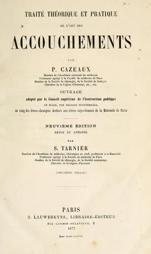 Cover of Traitthrique et pratique de l'art des accouchements