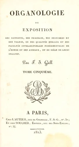 Cover of Sur les fonctions du cerveau et sur celles de chacune de ses parties, avec des observations sur la possibilit©♭ de reconn©Øitre les instincts, les penchans, les talens ou les dispositions morales et intellectuelles des hommes et des animaux par la configuration de leur cerveau et de leur t©®te