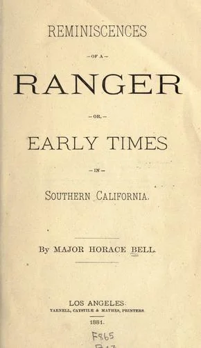 Cover of Reminiscences of a ranger