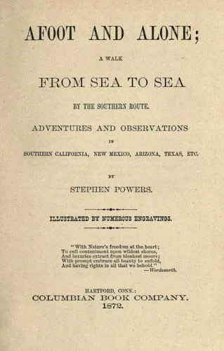 Cover of Afoot and alone