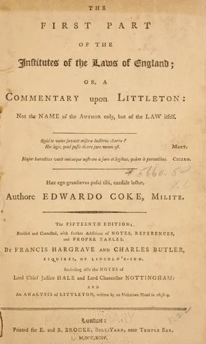 Cover of The fourth part of the institutes of the laws of England