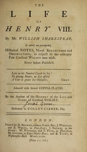 Cover of The life of Henry the Eighth