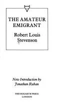 Cover of The amateur emigrant