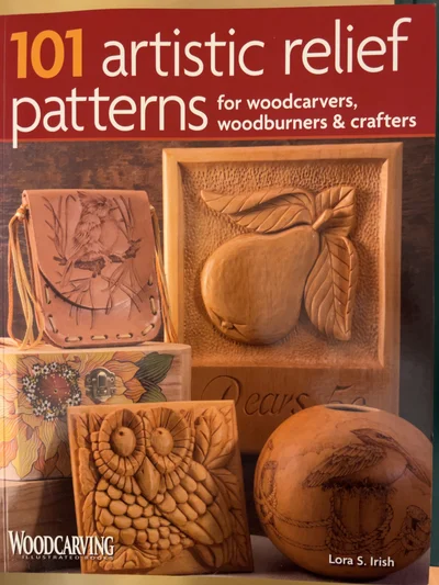 Cover of 101 artistic relief patterns for woodcarvers, woodburners & crafters