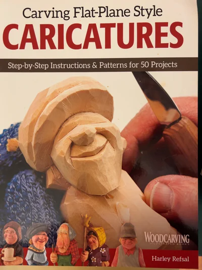 Cover of Carving flat-plane style caricatures